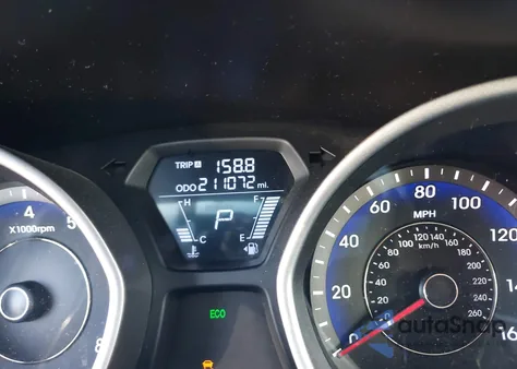 2012 Hyundai Elantra Gls (Ulsan Plant) from USA, damaged, VIN KMHDH4AE1CU297588